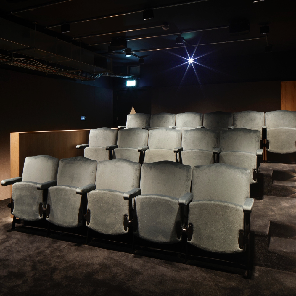 Screening Room, with green seats