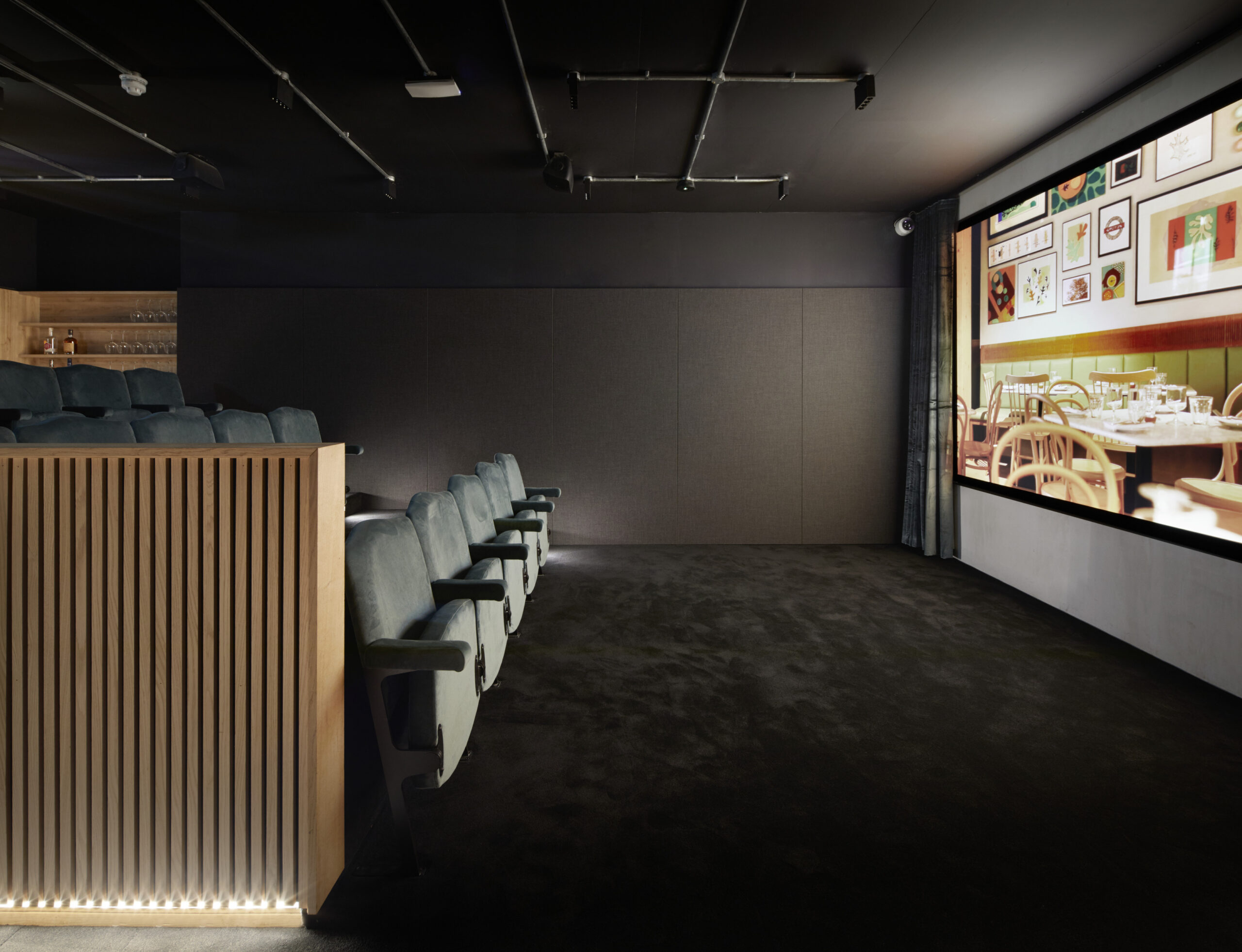 A 16 person private cinema available to book in Brixton.