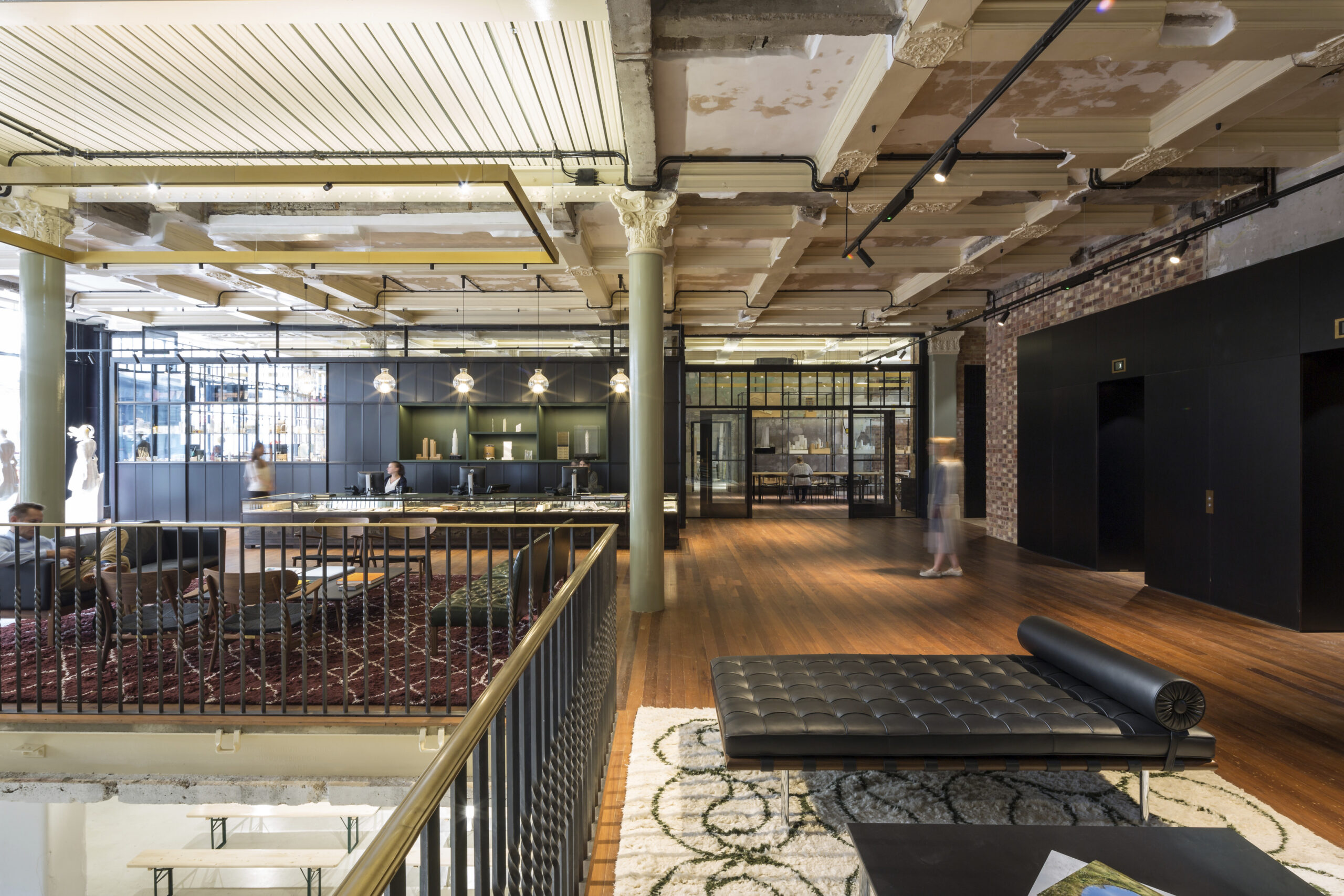 Your staff and clients with get a warm welcome in the reception of The Department Store.