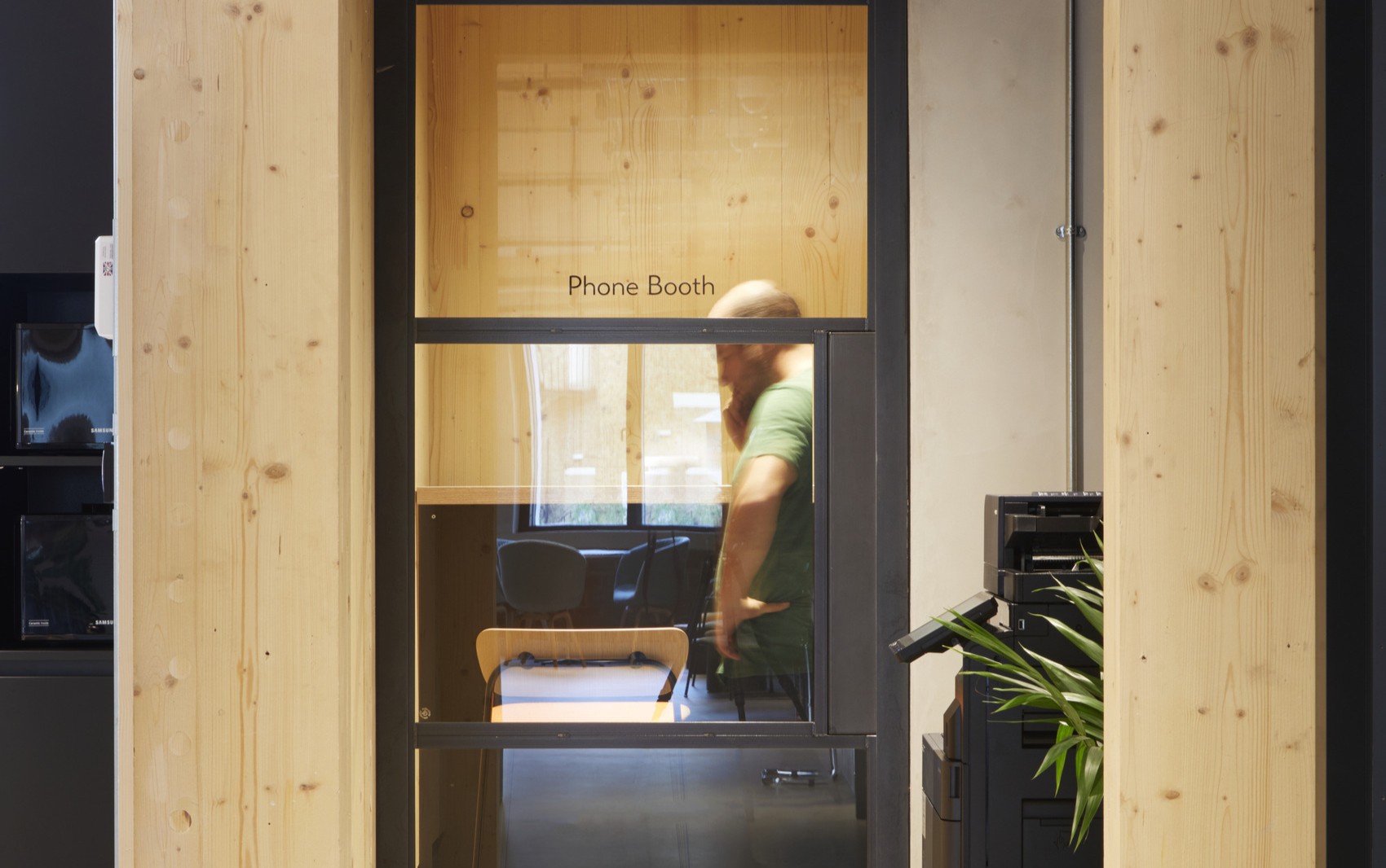 All our new offices have access to smart phone booths for business calls.