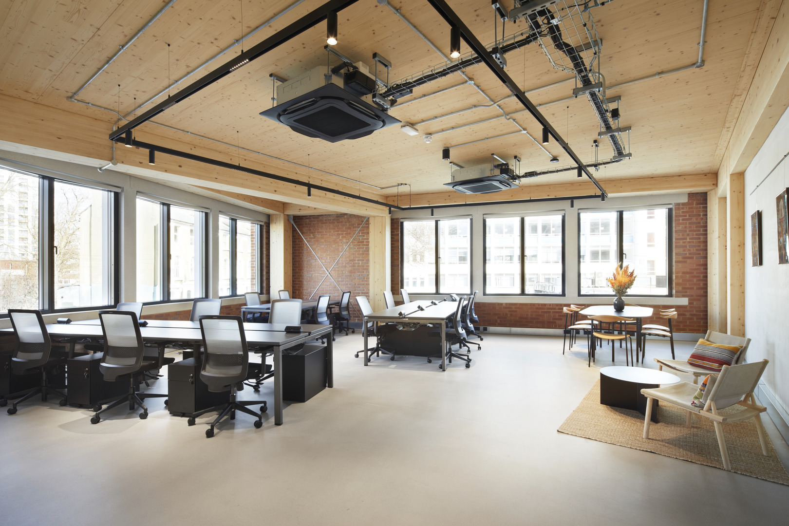 Beautifully designed and furnished office space to let.