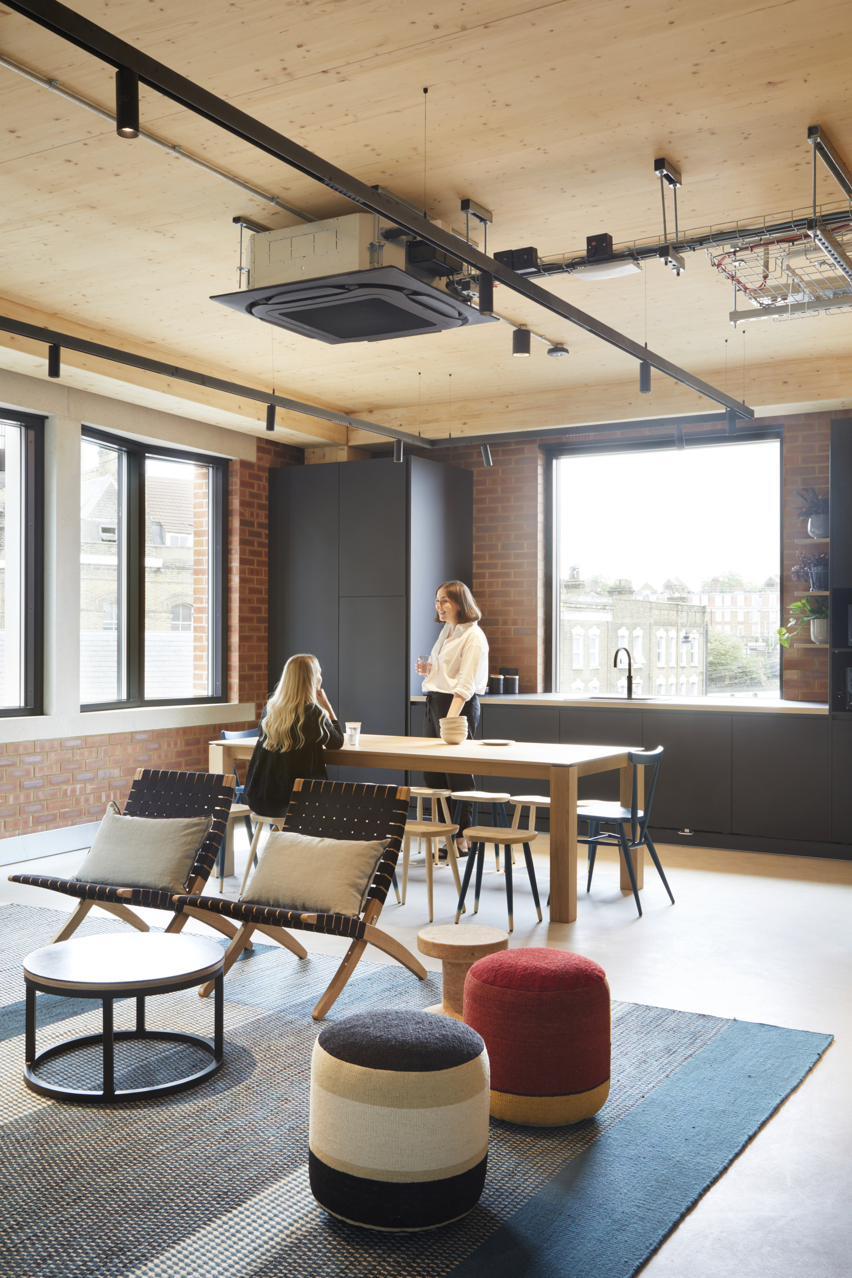 beautifully presented breakout spaces.